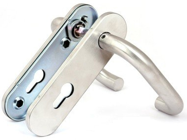 На планке (сталь), замок цилиндровый