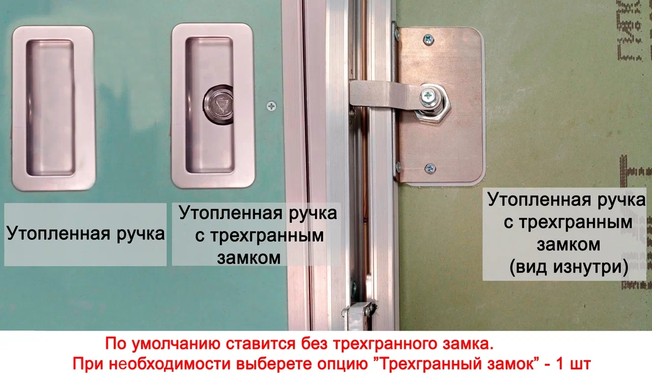 Утопленная ручка