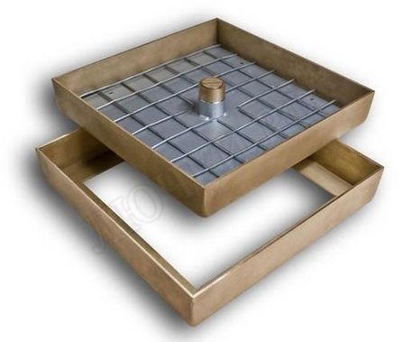 Напольный люк из латуни бюджет Напольный люк из латуни бюджет