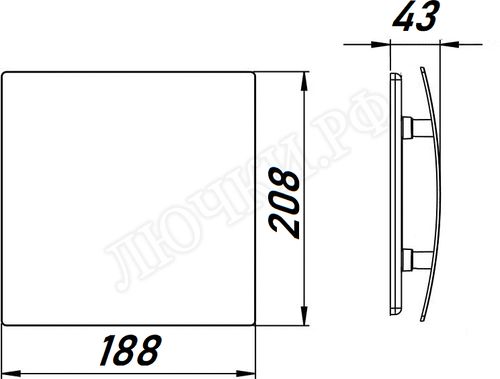Вытяжной вентилятор Awenta System+, Turbo, 125, KWT125W, PET125, Серебро (сатин), пластик Вытяжной вентилятор Awenta System+, Turbo, 125, KWT125W, PET125, Серебро (сатин), пластик